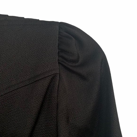 NWT A.L.C Garrison dress in black long sleeve mock - Picture 10 of 14